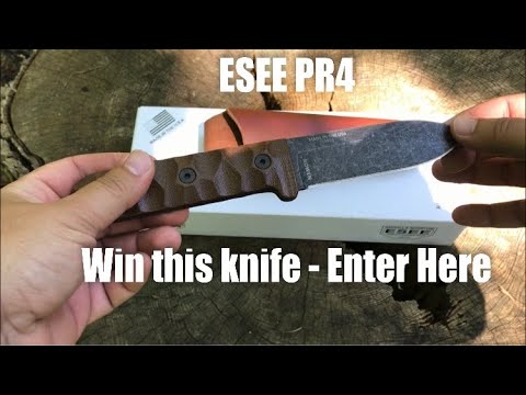 [NOW CLOSED!] ESEE Camp Lore PR4 Mini Review and GIVEAWAY!  Enter here!!