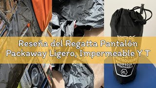 Reseña del Regatta Pantalón Packaway Ligero, Impermeable Y Transpirable - Pantalones Hombre