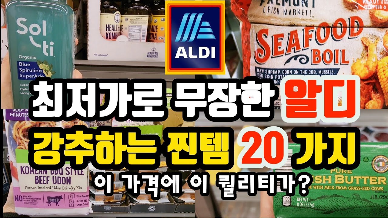 이건 사면 무조건 이득! 보일때 2개 사세요! 최신상부터 알디에서만 살 수 있는 시즌템까지 | 갈때마다 사는 찐템 꿀템 | 알디 추천상품 | ALDI