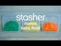 Stasher makes baby food
