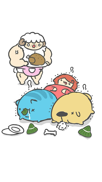 The happiest time for goat grandmother #capoo #カプー