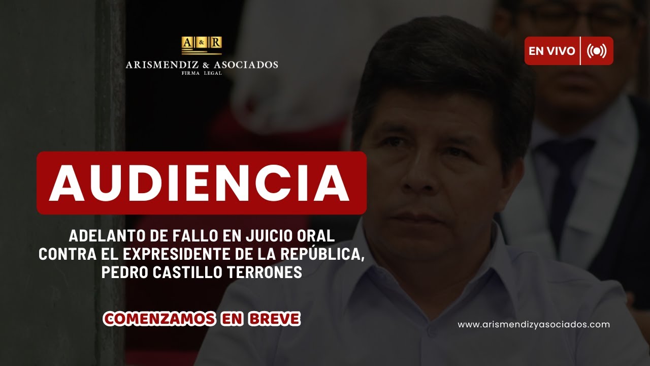 🔴#EnVivo | Lectura de resolución de pedido de prisión preventiva contra Adrian Villar