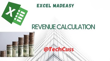 How to calculate total revenue in MS Excel