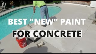 New Concrete Paint How To Paint Concrete Easy Diy