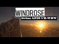 Перелет в Анталию, Авиакомпания WINDROSE самолет Airbus A320 UR-WRW