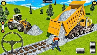 BRIDGE CONSTRUCTION - US Construction Game Simulator - Android Gameplay screenshot 4