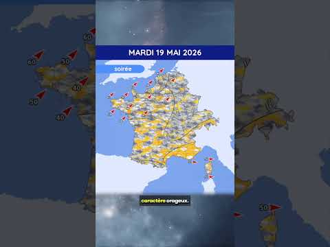 Météo du Mardi 19 au Jeudi 21 Mai 2026