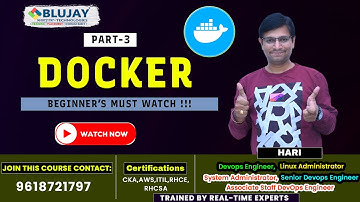 Docker Tutorial Part-3 🐳 | Class 35 | Part- 3 Docker in DevOps & AWS DevOps Explain🚀#dockertutorial