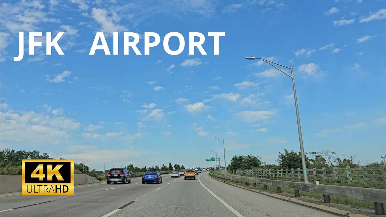 New York City, JFK Airport 4K UHD, Driving from Brooklyn, Bensonhurst