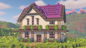 Minecraft | How to build a Amethyst House