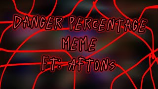 Danger percentage Meme⚠️//Gacha Club//My AU//Aftons