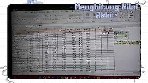 PROJECT VIDEO ( UTS ) KELOMPOK 9 | PENGGUNAAN RUMUS DALAM ECXEL