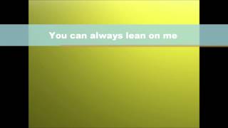 Video thumbnail of "Group 1 Crew - Lean On Me with Lyrics"