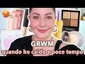 GRWM Quando HO CALDO e poco TEMPO ma voglio essere in ordine✨ | full face