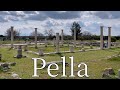 Ancient pella pella greece  by drone 4k ancientgreece