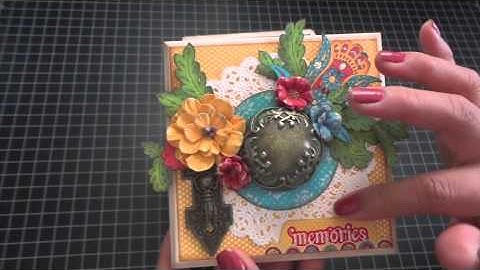 Graphic 45 Bohemian Bazaar Altered Photo Carousel