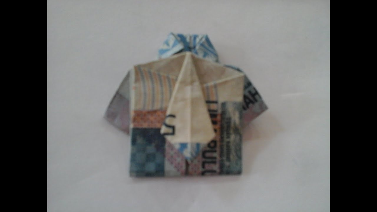  origami  rupiah 50 000 model baju  plus dasi Shalomo As 