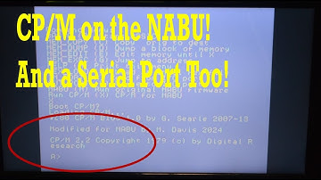 CP/M on NABU And A New Serial Port Too! NABU Hacking #maker #retrocomputer #cpm #nabu
