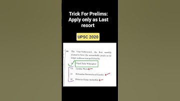 Another trick: only as Last RESORT in 2025 Prelims UPSC💀☠️