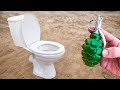 EXPERIMENT : Will The Toilet Stand? Toilet vs