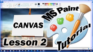 MS Paint Tutorials Lesson 2 CANVAS Size and Other Properties