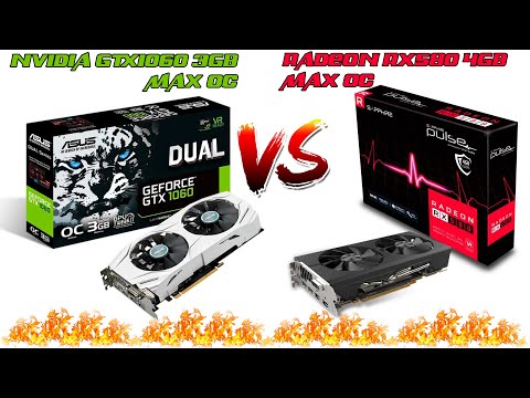 Video: GeForce GTX 1060 Vs Radeon RX 580: Kurš Ir Labākais 1080p Spēlēm?
