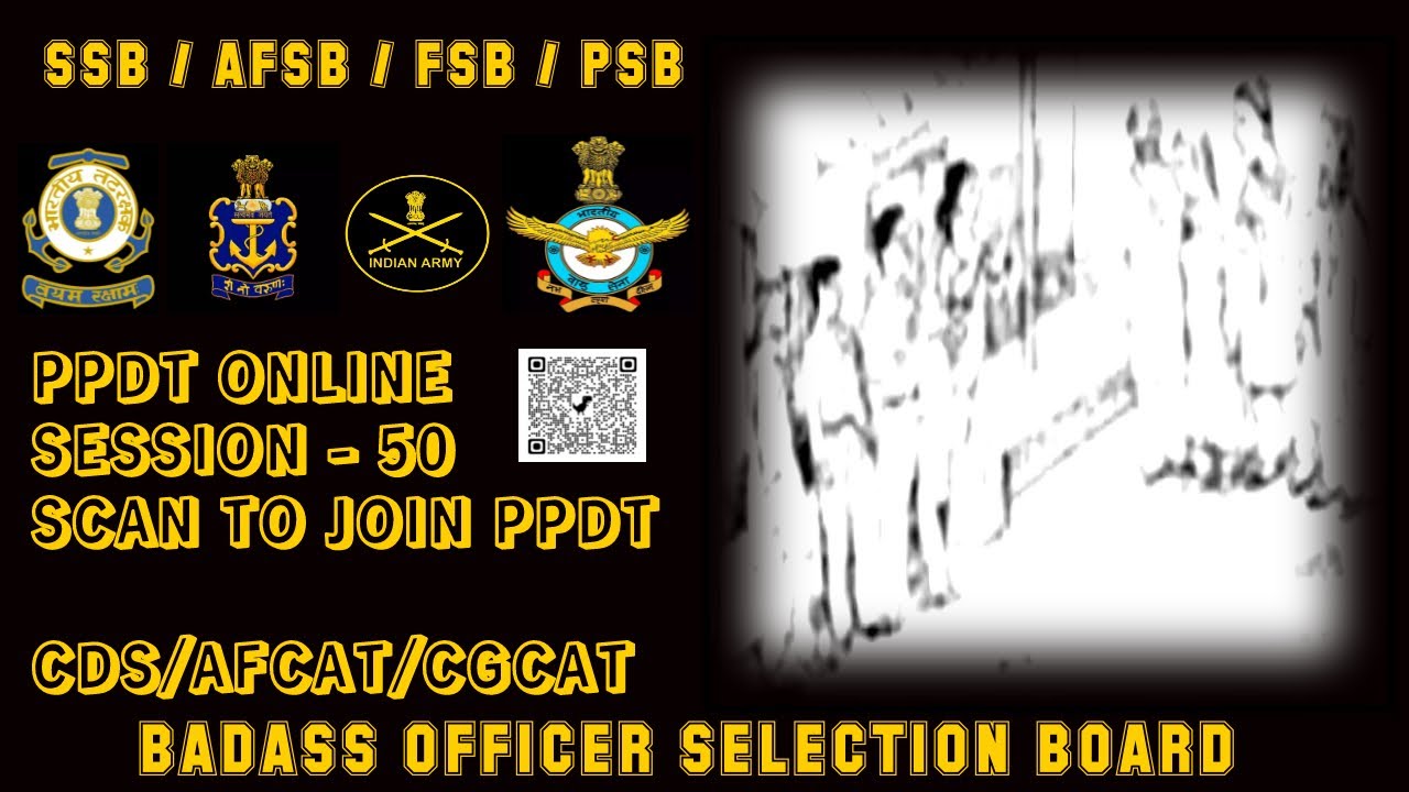 PPDT SESSION - 50 /SSB/AFSB/FSB/PSB #ssb #icg #ssbinterview #cds ...