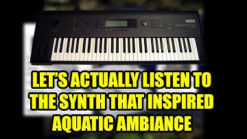 Aquatic Ambiance and the Korg Wavestation [quick vid]