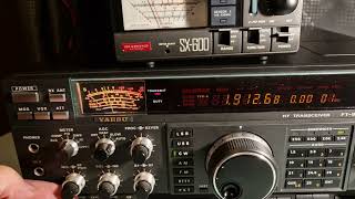 Yaesu FT990 HF Radio after alignment, 160m (Top Band) low to high output power