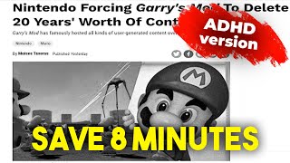 Is Nintendo Destroying Garry's Mod - ADHD Version