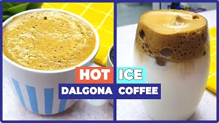 دالجونا كوفي |  أسرع واحلي قهوة هتدوقيها في حياتك | DALGONA COFFEE