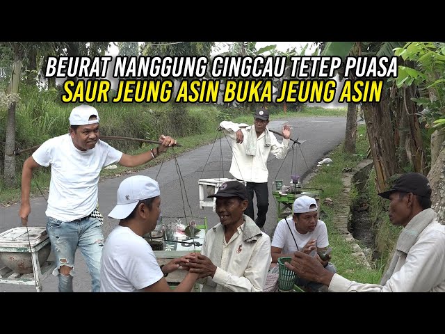 TUKANG CINGCAU TETAP PUASA MESKI PIKULAN BERAT | SAHUR SAMA ASIN - BUKA SAMA ASIN class=