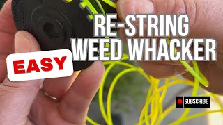 Easy Fast Re-String Weed Whacker