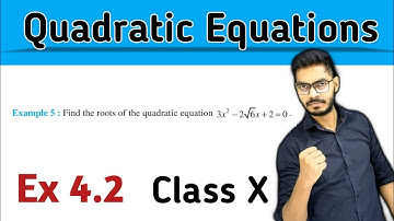 Chapter 4 Quadratic Equations Example 5 Class 10 Maths NCERT | By Rajeev Kumar