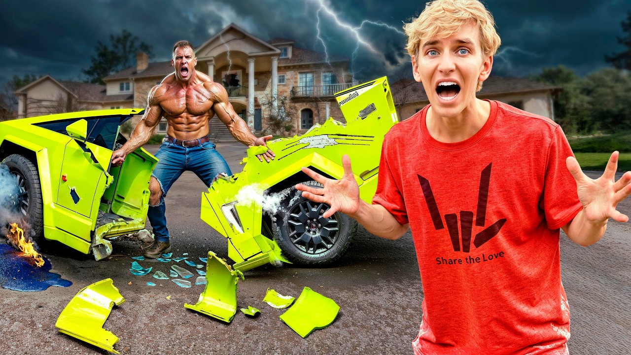 I Challenged the WORLD'S STRONGEST MAN to a Strength Test… BAD IDEA