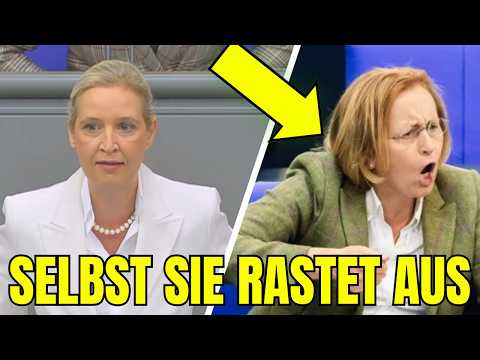 WEIDEL BLAMIERT Sich IM BUNDESTAG und SELBST die AFD RASTET AUS!