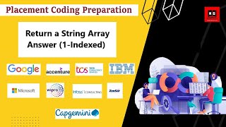 String Array Problem | Placement Preparation | Python Coding Questions for Placement