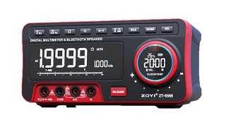 ZOYI ZT-5566 Multimeter & BT Speaker Review & Teardown!