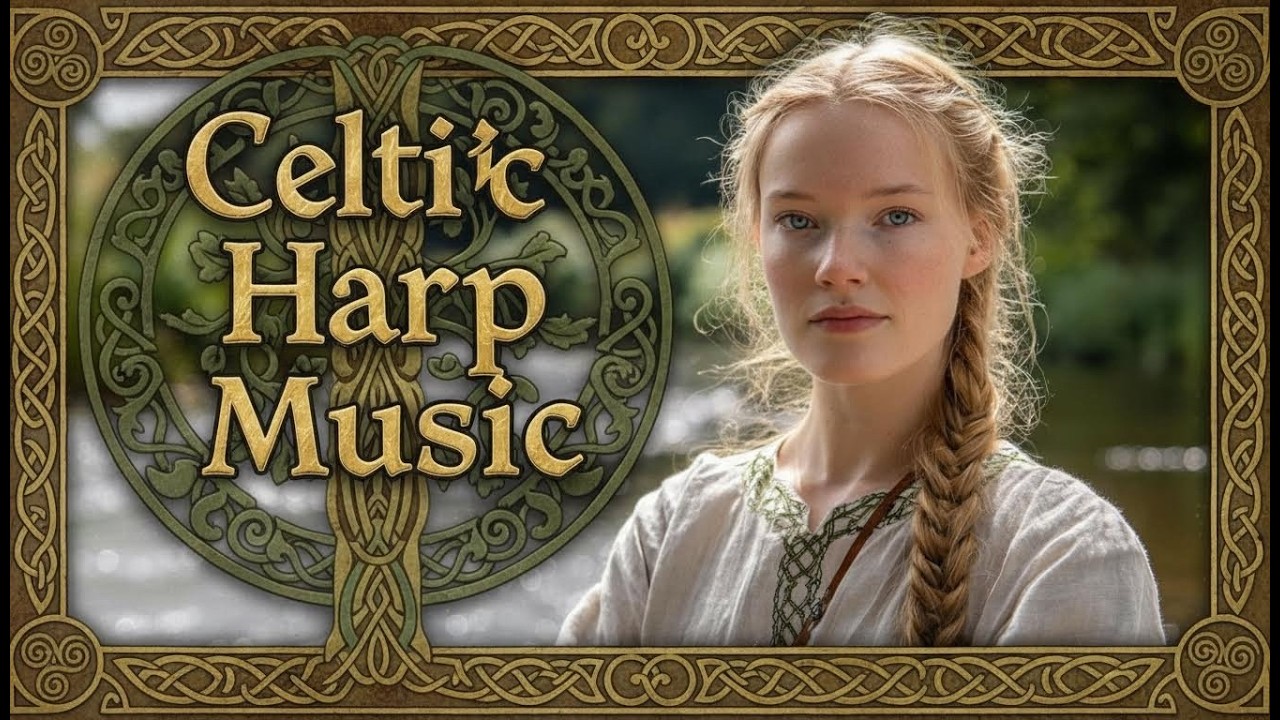 🍃 Irish Folk Music by the Sea | Calm Celtic Harp & Female Vocals 🌊🎶