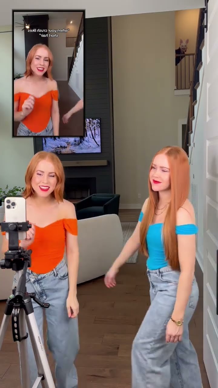 do you like my haircut? ?‍♀️ #haircut #twins