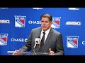 NYR vs PHI: Peter Laviolette Postgame Media Availability | April 9, 2025