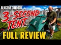 Reactive Outdoor 3-Second Tent Review | Fast Setup, Specs & Honest Test
