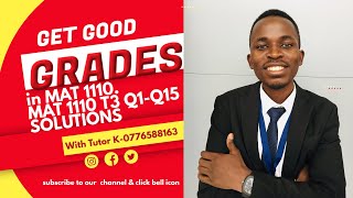 MAT 1110 Tutorial sheet 3 Solutions.