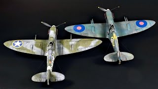 Supermarine Spitfire Mk.V (x2) — American Spitfire Aces — ПОЛНАЯ СЕРИЯ СБОРОК [1/48] — Эпизод №1