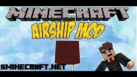 Minecraft Mod Review | THE AIRSHIP MOD! 1.8.6