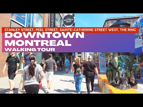 Downtown Montreal Walking