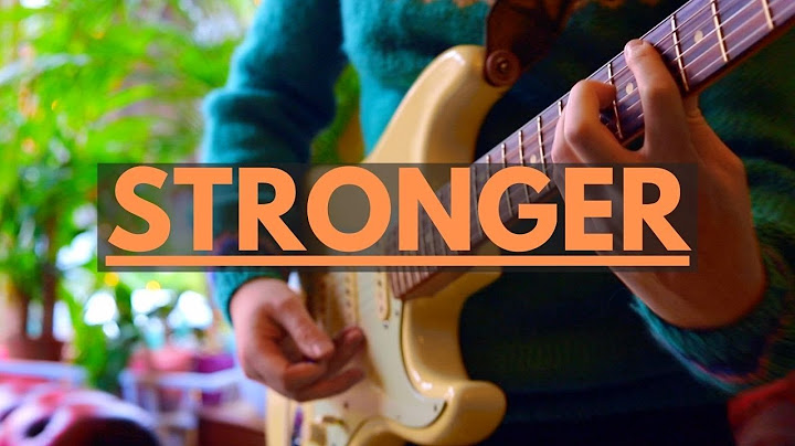 Stronger Guitar version - Guitar performance video thumbnail
