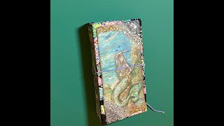 Let’s Make A Mermaid Hybrid Journal - The Cover + Single Side Laminating / Stamperia Scrapbook Paper