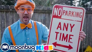 Blippi Learns About Street Signs | Explore with BLIPPI!!! | Educational Videos for Toddlers