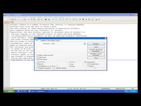 How To Find In Notepad++ 6.3